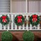3 Pcs 19 Inch Prelit Christmas Wreath Battery Operated LED Holiday Decoration